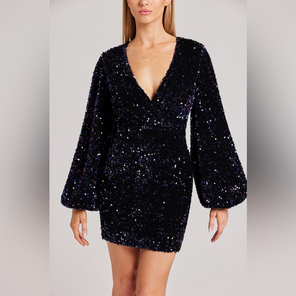 NWT Nadine Merabi Maya Galaxy Dress sz S/M